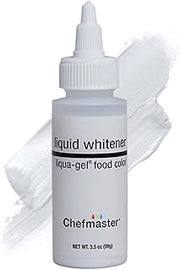 Chefmaster Liquid Whitener Liqua -Gel Food Coloring | Brighter Whites & Pastels | Professional-Grade Dye | Fade-Resistant