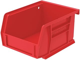 Akro-Mils Red Polypropylene Storage Bin 4-3/4 x 3-7/16 x 2-13/16" Inside Dimensions 5-3/8 x 4-1/8 x 3" Outside Dimensions