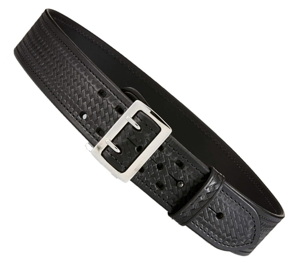 B01 Sam Browne Duty Belt by Aker Leather – 50 Inch, Black e, Model Aker Leather