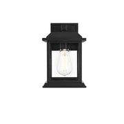 Araceli One Light Outdoor Wall Sconce Black by Lighting Design – Aluminum, Black