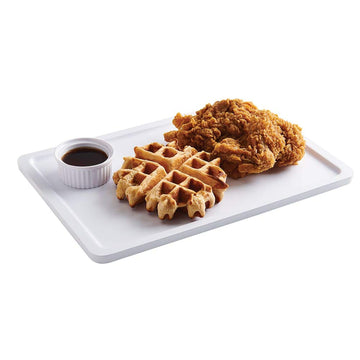 13" Melamine Serving Tray by CAL-MIL – 13" x 9" x 0.5", In Description, White, Model 22100-15