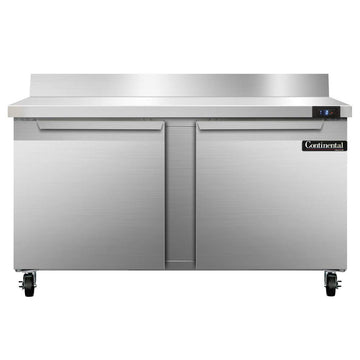 Two Section Work Top Freezer 60" W by Continental Refrigerator – Model SWF60-BS