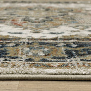 Oriental Weavers 6" x 5'3" / Beige/ Blue / Modern Drop Cloths & Plastic Sheeting