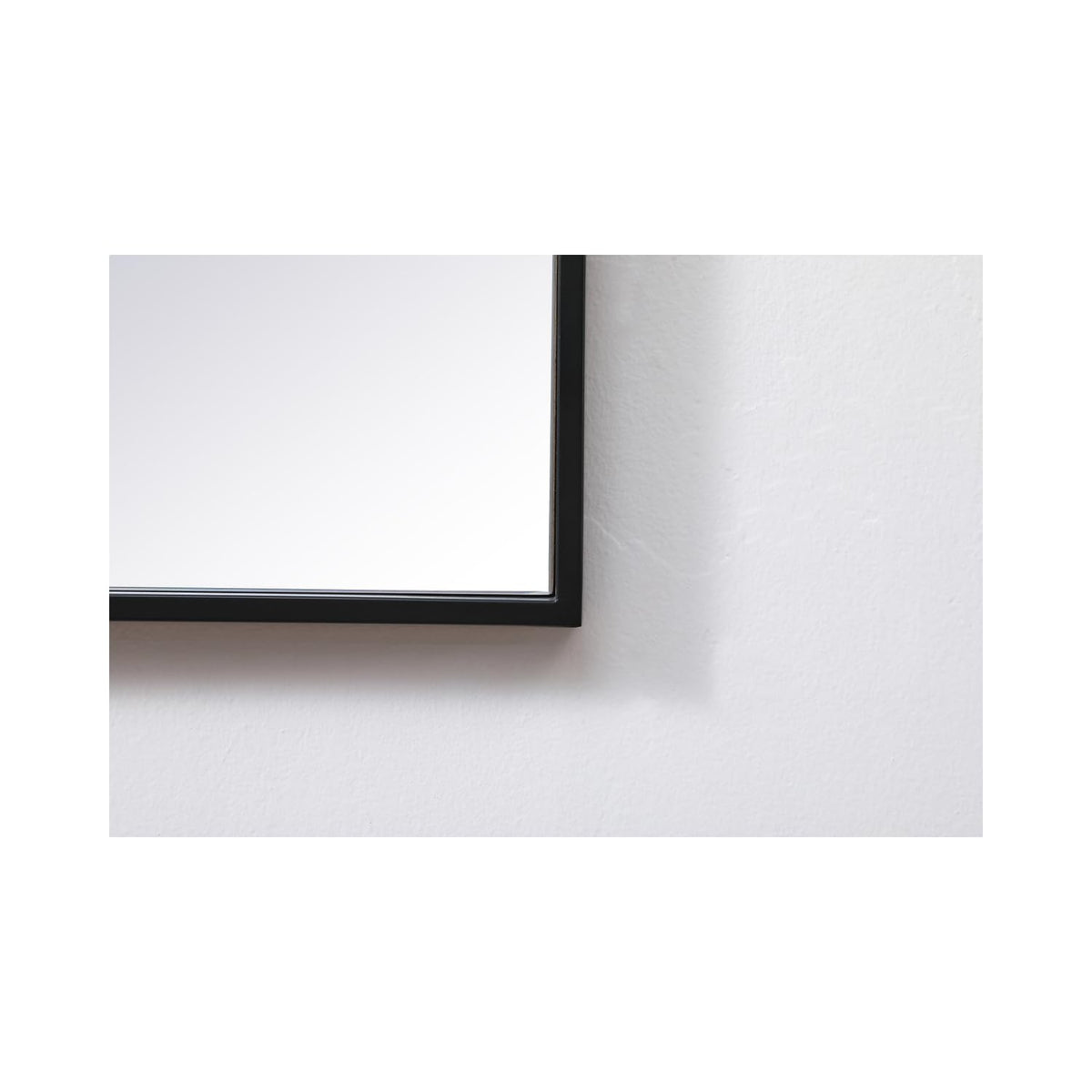 Elegant Decor Black / 24"L x 24"W / Modern Wall-Mounted Mirrors