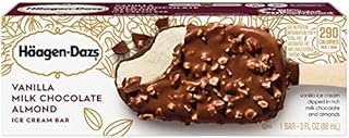 Häagen-Dazs Haagen Dazs, Vanilla with Almonds Ice Cream Bar, 3.67 Oz. (12 Count)