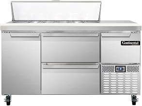 CRA60-12-D Refrigerated Base Sandwich Unit, 60" W, With 12 Pan Openings & Drawers