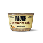 Overnight Oats - Vanilla Bean - Good Source of Fiber by MUSH – 5 Ounce (Pack of 1), Model 0850003994154