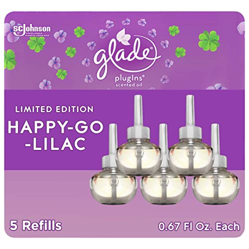 Glade Happy-Go-Lilac / 3.35 Fl Oz (Pack of 1) / Purple Electric