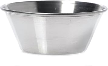 HUBERT Sauce Cup Sauce Dish 1.5 Ounce Stainless Steel, 12 per Case