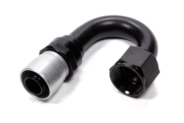 3118012 12-an 180-DEG Crimp Hose Fitting by Fragola – 12-AN, Black, Model FRG3118012