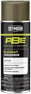 Seymour 16-1698 PBE E-Coats Primer Spray Paint, Olive (12 oz.) | Matches OEM Style and Color