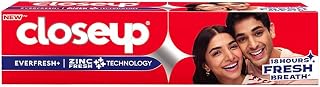 Closeup EverFresh+ Toothpaste with Zinc Fresh Technology Closeup Toothpaste | Long Lasting 18 Hours of Fresh Breath & White Teeth - 300g (Pack of 2)