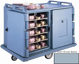 Cambro Manufacturing Cambro MDC1418S20401 - Meal Delivery Cart Low Profile, 2 Doors, 48-1/2 x 32-1/2 x 44, Slate Blue