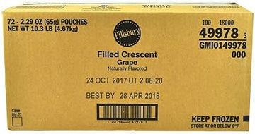 Pillsbury Grape Filled Crescent, 2.29 Ounce -- 72 per case.