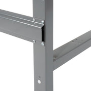 Adjustable Height Workbench by Global Industrial – 37"L x 74"W x 3"H, Steel, Gray, Model 183165