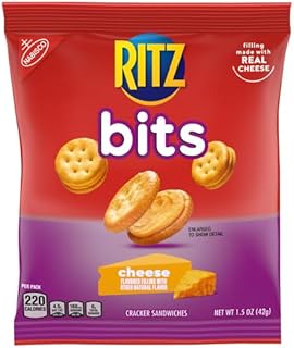 Ritz Bits Cheese Cracker, 1.5-Ounce Units (Pack of 60)
