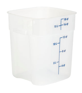 FreshPro Translucent Food Container 18QT by Cambro – 18QT, Pack of 1, 18.0 quarts, Translucent, Model 18SFSPROPP190