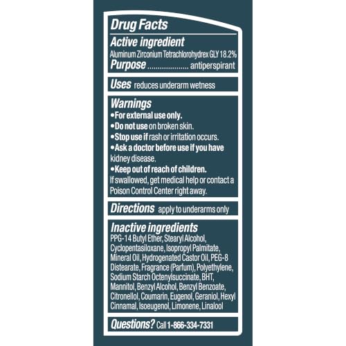 Degree 2.6 Ounce (Pack of 1) / Cool Rush / Green Antiperspirant Deodorant