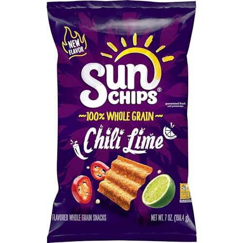 Sunchips Chili Lime Flavored / 7 Ounce (Pack of 1) / 1 Chips & Crisps
