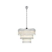 Harlow 18 Light Chandelier Chrome by Lighting Design – Iron, Chrome