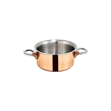 Casserole Pan by Winco – 0.5 Quarts, 440.0 milliliters, Stainless Steel, Copper, Model DCCR-3C