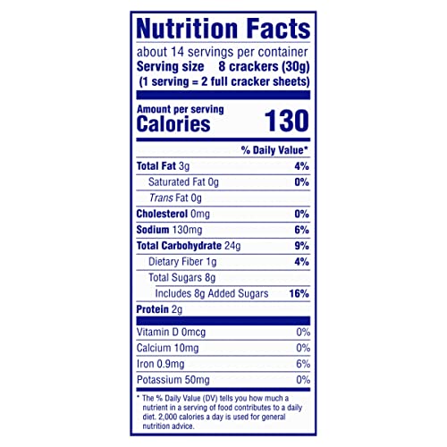 Honey Maid 14.4 Ounce (Pack of 3) / 1 / 3 Graham Crackers