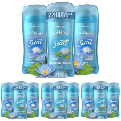 Secret Cool Waterlily / 2.6 Ounce (Pack of 12) / 12 Antiperspirant Deodorant