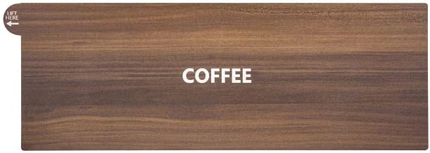 HUBERT Airpot Wrap - 7.5"H, Brown, Coffee Imprint