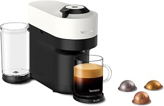 Nespresso Vertuo Pop+ Coffee and Espresso Maker by Breville, Coconut White (Renewed)