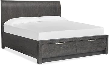 Magnussen Home Kinsley Black Heron California King Panel Storage Bed