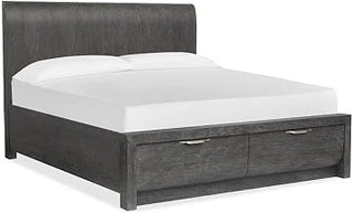 Magnussen Home Kinsley Black Heron California King Panel Storage Bed