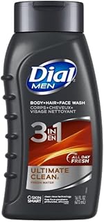 Dial Men Ultimate Clean Hair Body Wash, 16 Ounce, 3 Pack