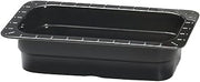 G.E.T. Enterprises ML-29-BK Black 10.36" x 6.3" Fourth Size Insert Pan, Melamine