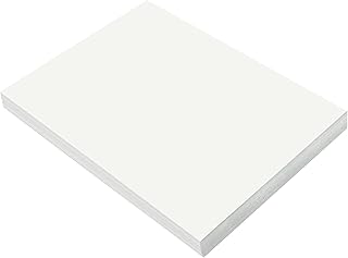 Prang Construction Paper, Stack, One Color, Standard Weight | White, 9" x 12", 100 Sheets, Project Paper, Classroom, Kids, Art Projects