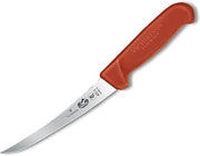 Victorinox Swiss Army 5.6601.15 Curved Semi-Stiff Boning Knife w/ 6" Blade, Red Fibrox® Pro Handle