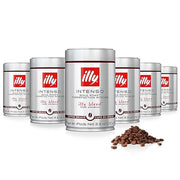 illy Intenso Bold Roast / 8.8 Ounce (Pack of 6) / Silver Roasted Coffee Beans