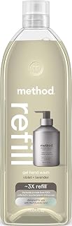 Method Premium Gel Hand Wash Refill, Violet + Lavender, 34 fl oz