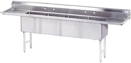 Advance Tabco FC-4-1824-18RL 18" x 24" 4 Compartment Sink