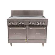 G Starfire Pro Series Gas Restaurant Range 60"W with 60" Griddle by Garland – 3.9 cubic_feet, Iron, Model G60-G60RS