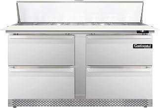 DL60-16C-FB-D Designer Line Sandwich Unit by Continental Refrigerator – Commercial Grade