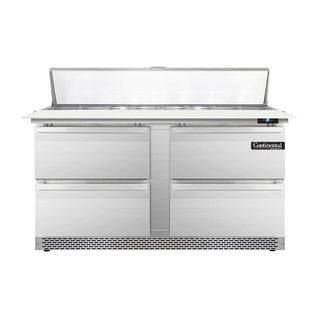 DL60-16C-FB-D Designer Line Sandwich Unit by Continental Refrigerator – Commercial Grade