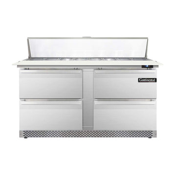 DL60-16C-FB-D Designer Line Sandwich Unit by Continental Refrigerator – Commercial Grade