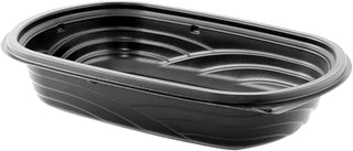 Anchor 4542402 24 oz M424 Entree Microwavable Rectangular Container, Black | 252/Case
