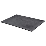 Serving Tray Matte Black Textured Melamine - 21" L x 15" W by HUBERT – melamine, Black, Model M1415-BLACK