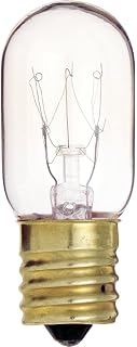 Satco S4722 130V Intermediate Base 15-Watt T7 Light Bulb, Clear