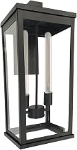 Elmgrove Two Light Outdoor Wall Mount Black