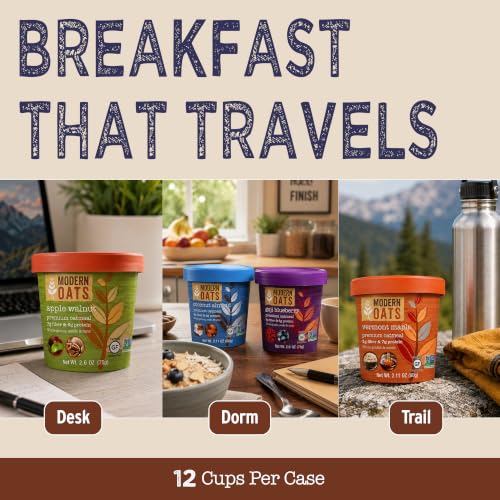 Modern Oats Variety Pack / 31.2 Ounce (Pack of 1) / Blue Breakfast Foods