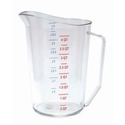 Camwear Measuring Cups by Cambro – 4-Quart, 4.0 quarts, Polycarbonate, Clear, Model 400MCCW135