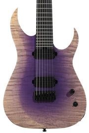 John Browne Tao-7 7-string Electric Guitar - Ozone Burst by Schecter – Stainless Steel, Ozone Burst