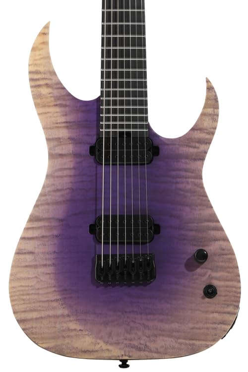 John Browne Tao-7 7-string Electric Guitar - Ozone Burst by Schecter – Stainless Steel, Ozone Burst